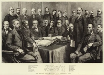 Die königliche Kommission für Arbeit, 1891